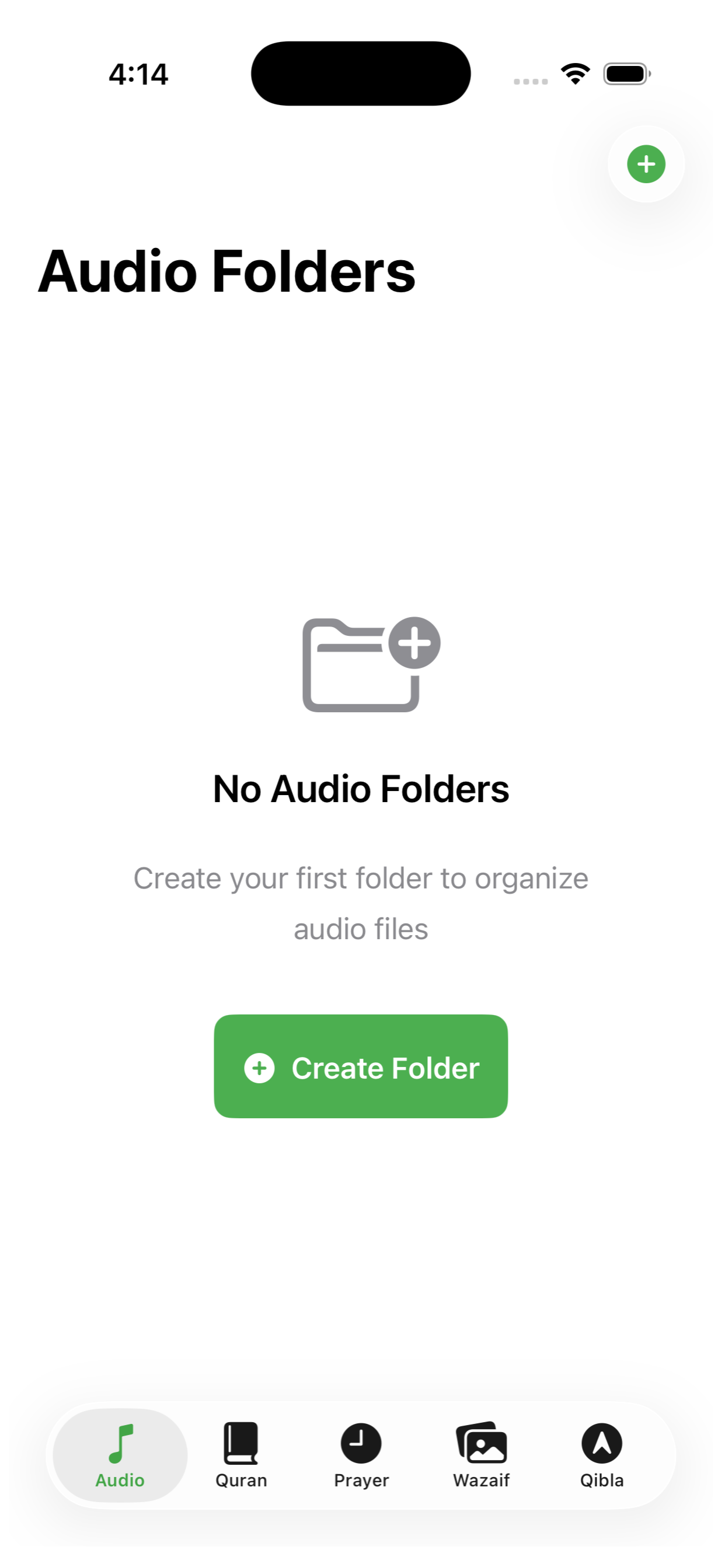 Audio Folders iOS